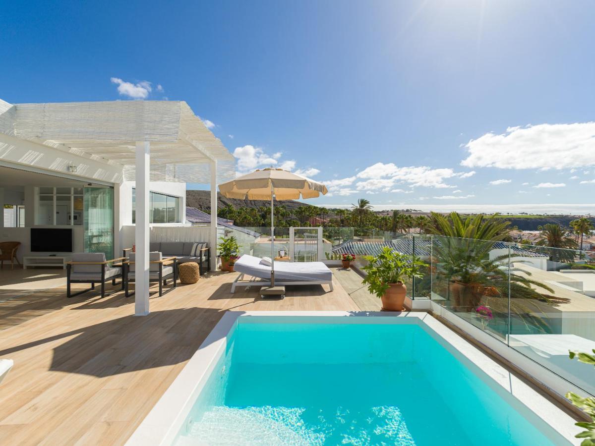 Pasitoblanco Porto Mare 7 Seaview Villa Private Heated Pool Pasito Blanco Exteriör bild