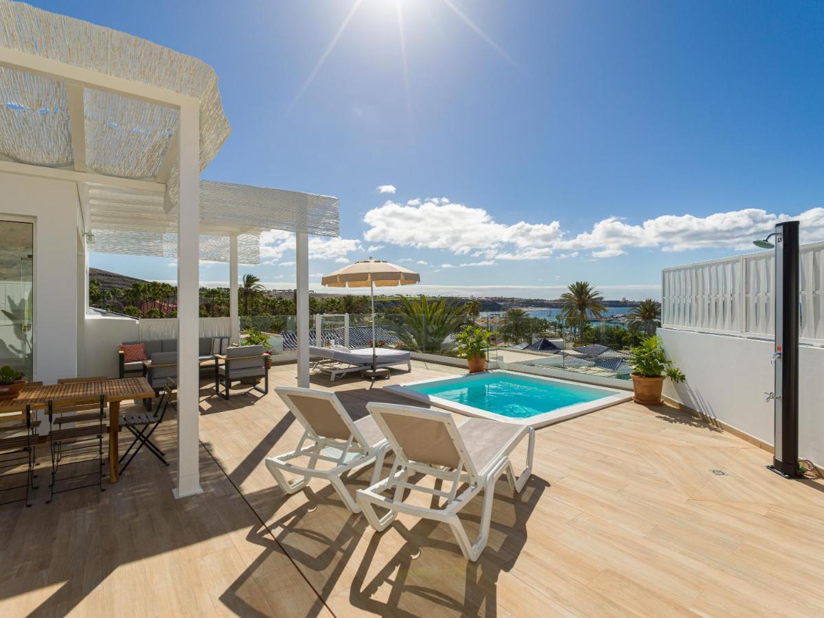 Pasitoblanco Porto Mare 7 Seaview Villa Private Heated Pool Pasito Blanco Exteriör bild