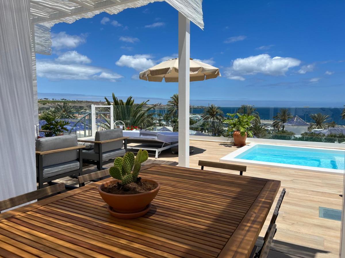 Pasitoblanco Porto Mare 7 Seaview Villa Private Heated Pool Pasito Blanco Exteriör bild