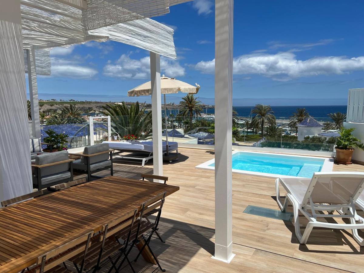 Pasitoblanco Porto Mare 7 Seaview Villa Private Heated Pool Pasito Blanco Exteriör bild