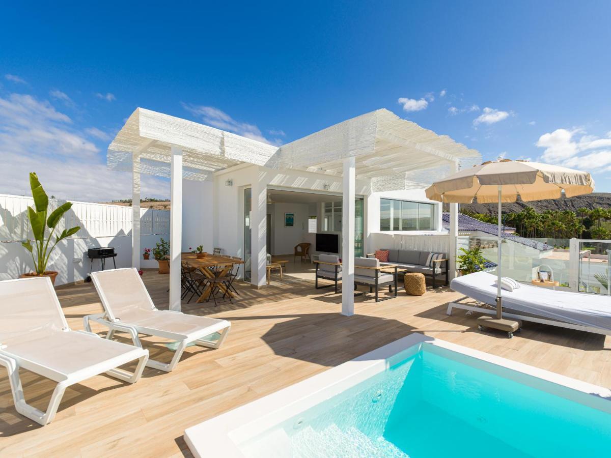 Pasitoblanco Porto Mare 7 Seaview Villa Private Heated Pool Pasito Blanco Exteriör bild